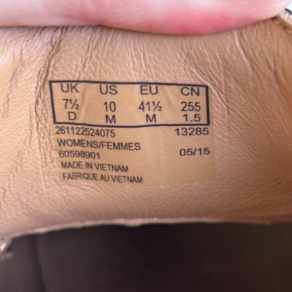 Clarks Artisan Womens Wingtip Pumps Size 10 Black Leather Brogue Menswear Formal - Picture 14 of 14